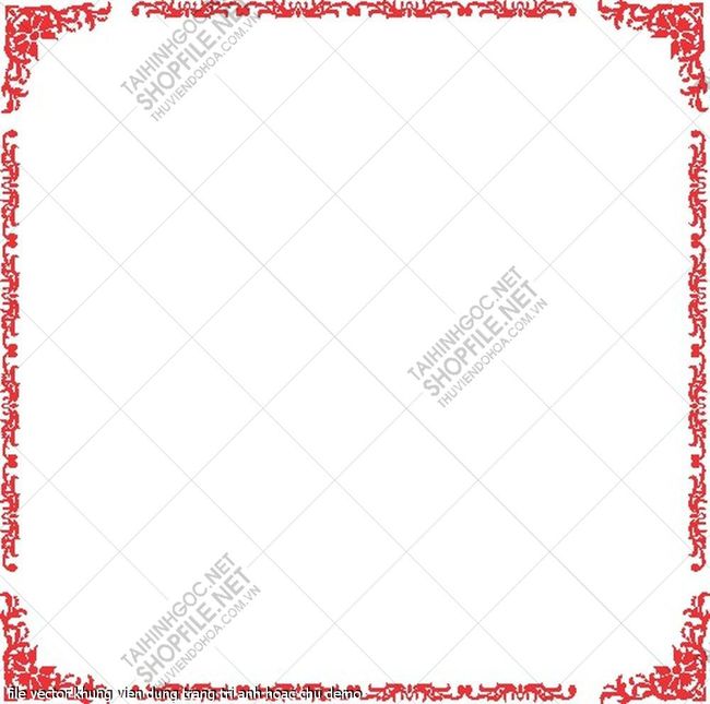 file vector khung vien dung trang tri anh hoac chu 